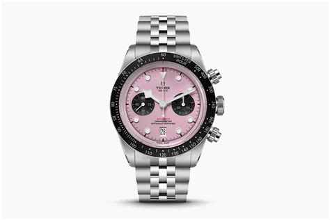 tudor pink black bay|tudor black bay chronograph pink.